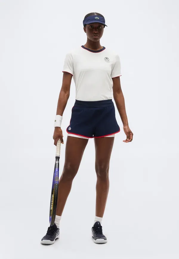 Футболка Lacoste Sport сборной Франции, темно-синяя — фото 2