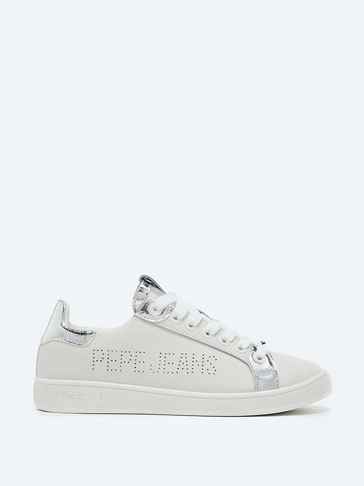 

Кроссовки на шнуровке Pepe Jeans, белый