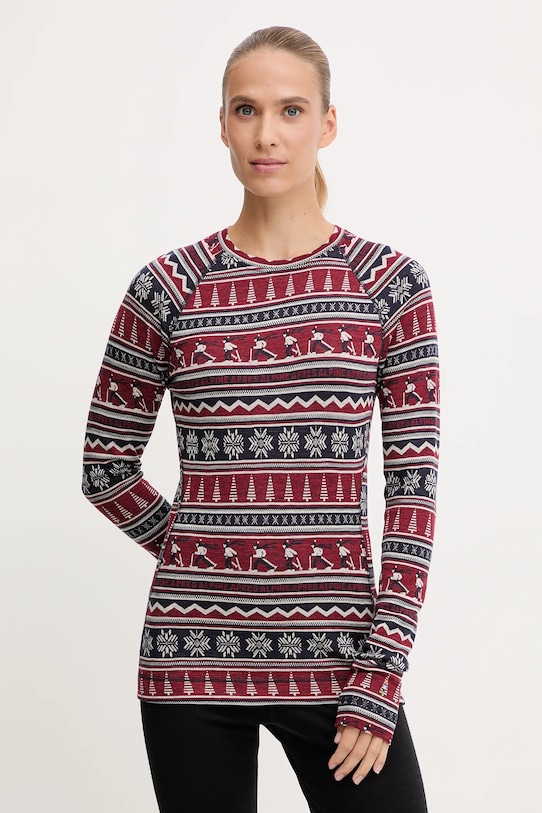 

Классический термомериносовый функциональный лонгслив Smartwool, бордовый