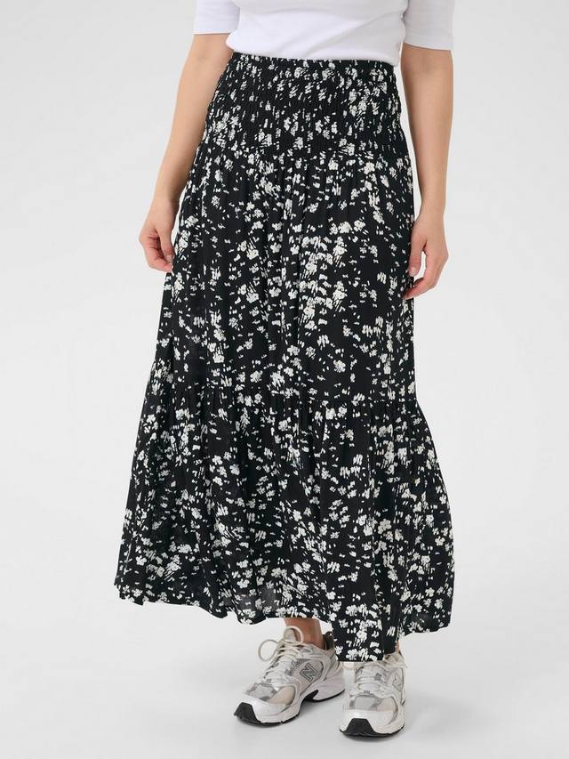 

Beathe Abstract миди-юбка KAFFE, Black/Multi