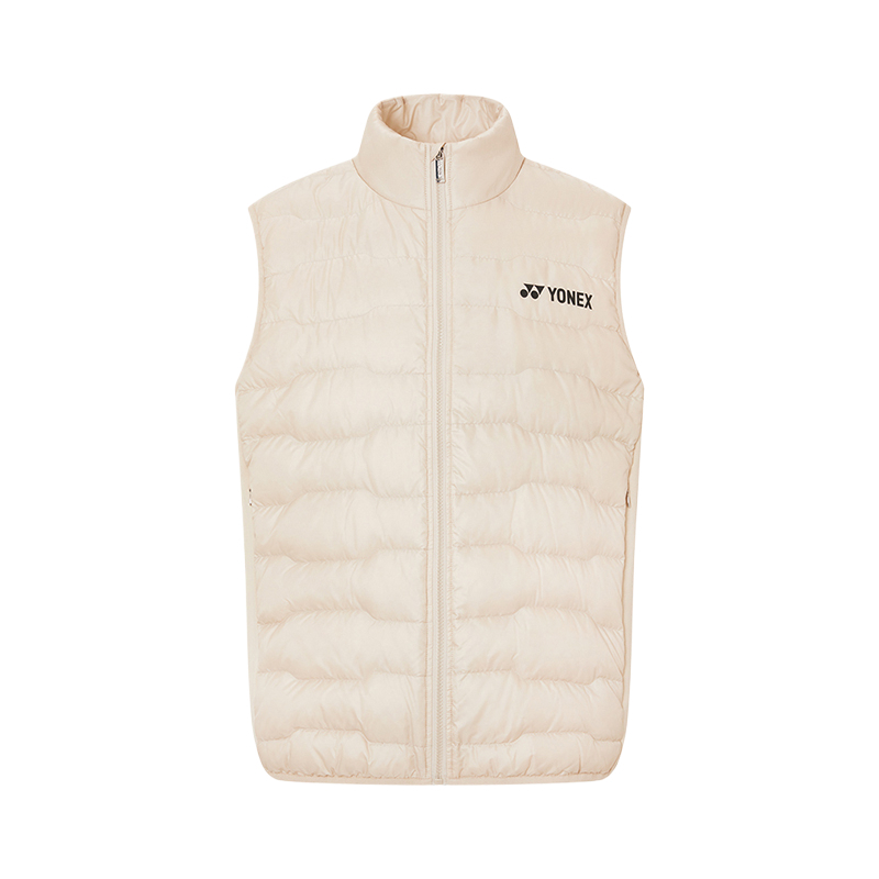 

YONEX Тренировочный пуховик мужской, Beach Beige Yellow