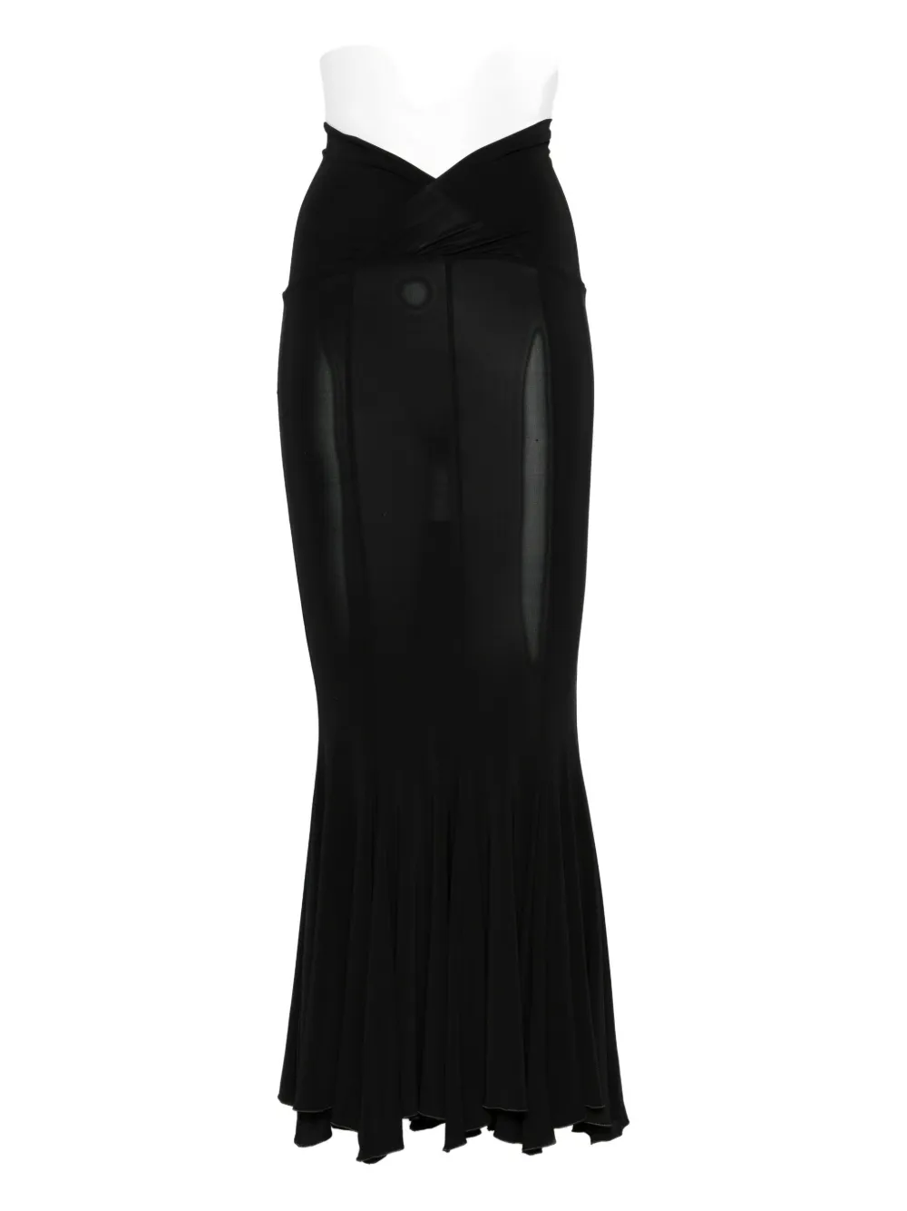 

Макси-юбка с панелями Nensi Dojaka, черный