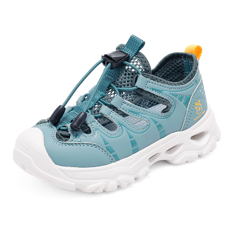 Сандалии детские Breathable Balance Low Top BOBDOG, коралловый/зеленый — фото 2