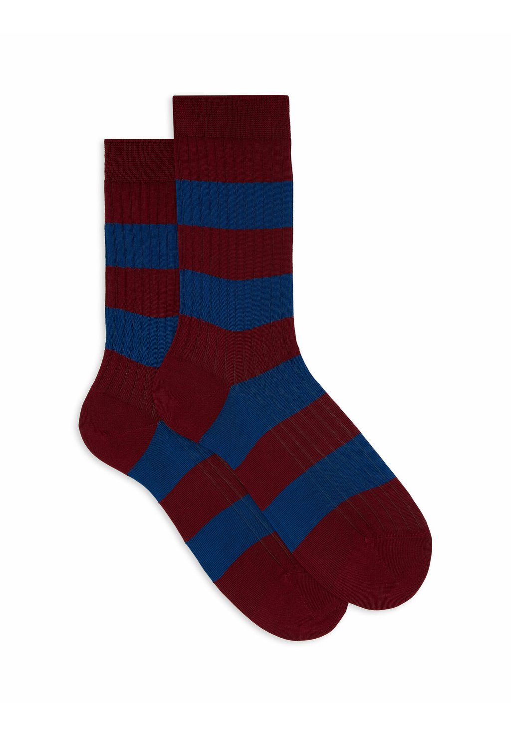 

Носки SHORT WITH TWO-TONE STRIPES Gallo, бургундия