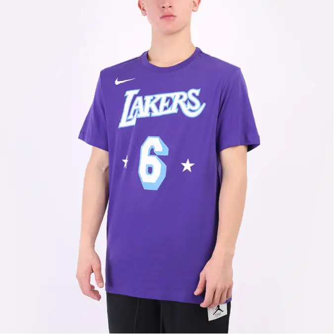 Футболка мужская La Lakers Nike, цвет La Lakers — фото 4
