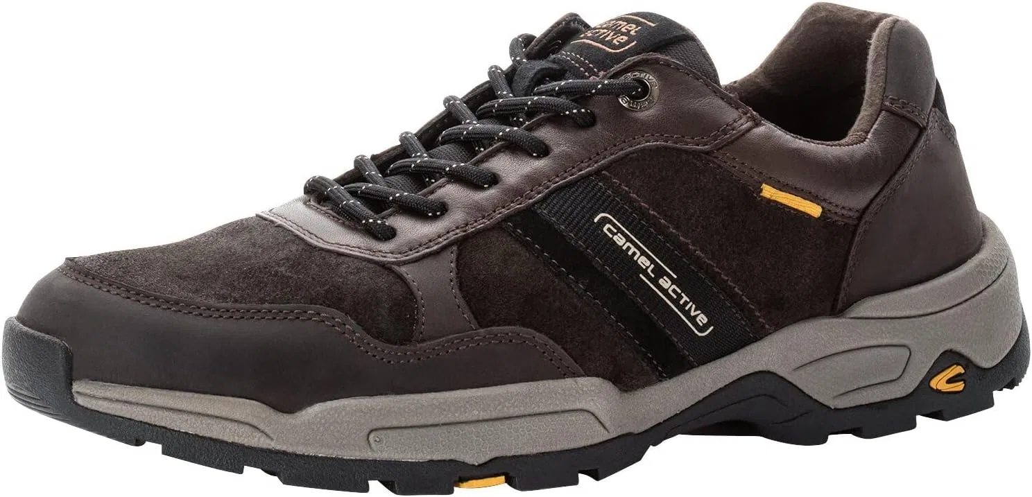 Мужские кроссовки Camel Active из натуральной коровьей кожи, темно-коричневые, размер 42, коричневый, 42 EU — фото 4