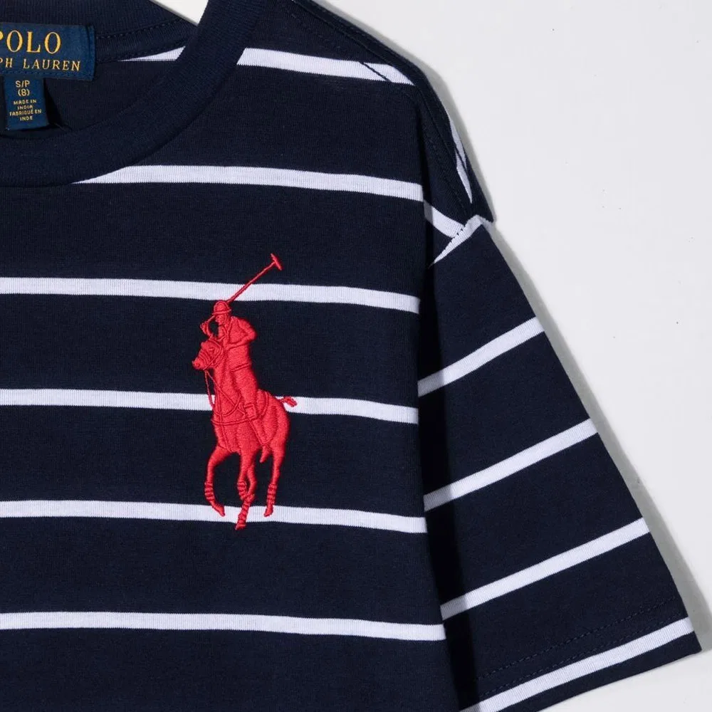 Футболка Blue Kids' Polo Ralph Lauren — фото 3