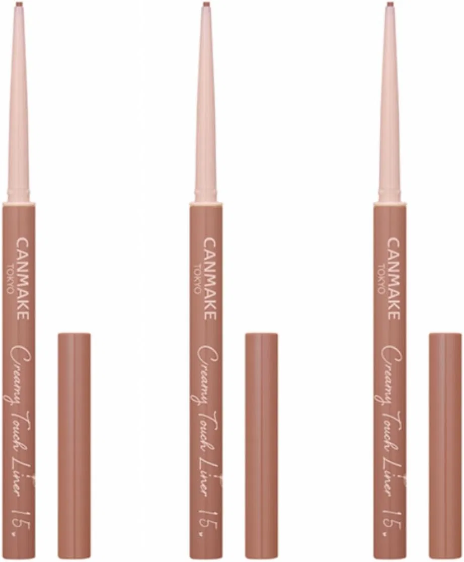 Подводка для глаз Creamy Touch Liner Cappuccino Pink, набор 3 шт