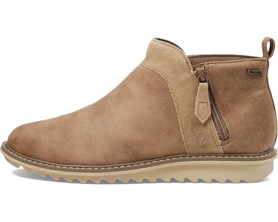 Ботильоны женские SKECHERS Mojave из кожи и замши, коричневый — фото 4