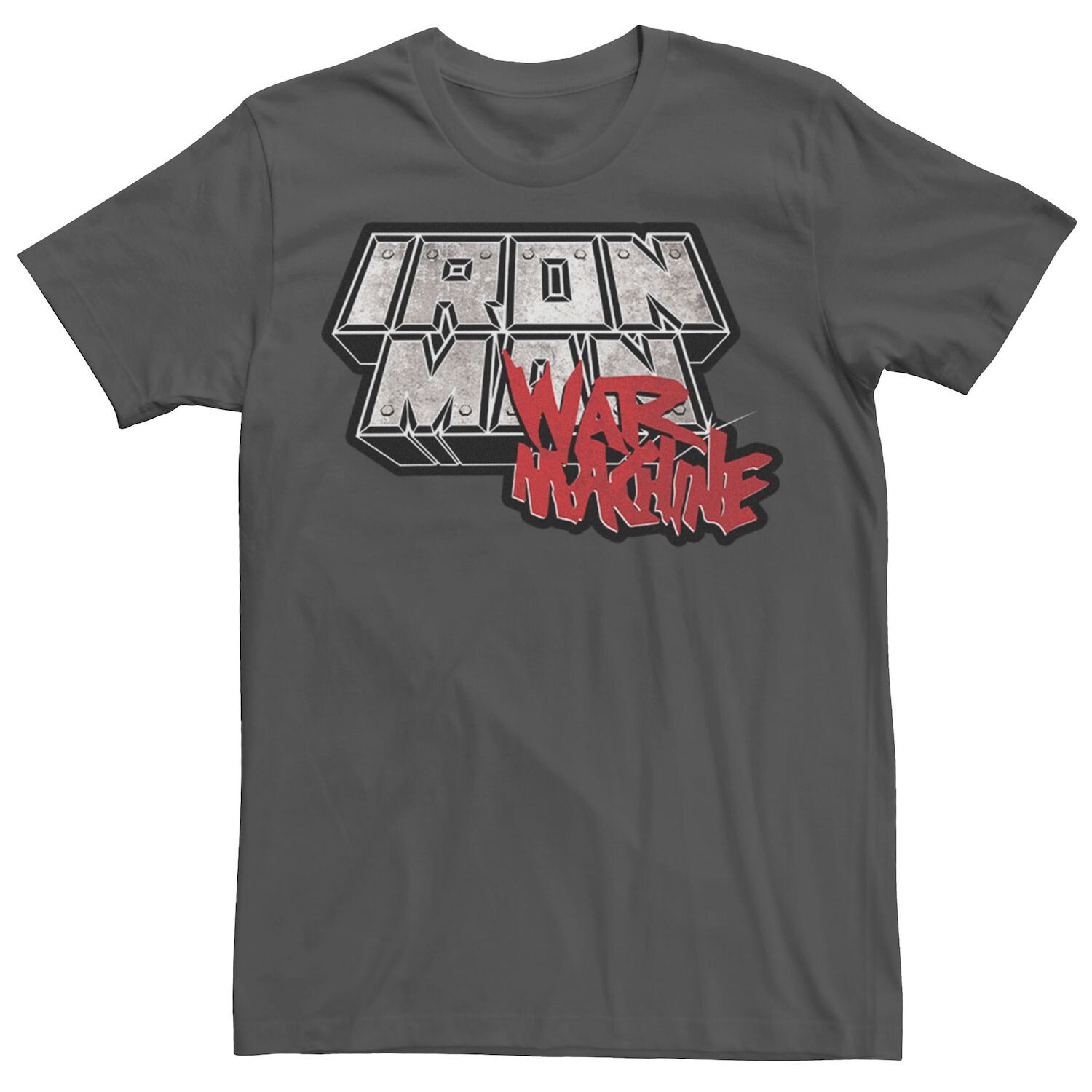 

Мужская футболка с логотипом Iron Man War Machine Steel Marvel
