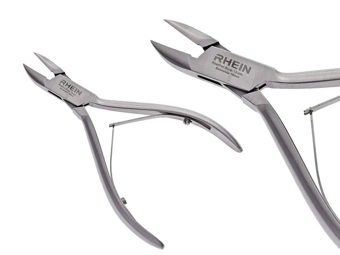 Кусачки для ногтей Podiatry Instrument из нержавеющей стали 12.5 см Rhein Instrumente