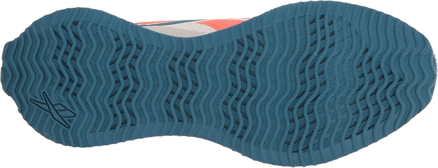 Детские кроссовки Reebok Zig Dynamica 2.0 для девочек (старший возраст), синий/оранжевый/серый/стальной — фото 4