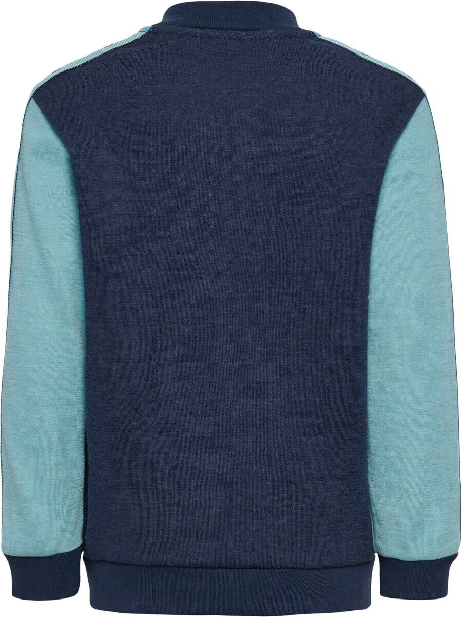 Худи Hummel Zip-Up Hoodie Wulbato, цвет marine blue/Light blue — фото 2