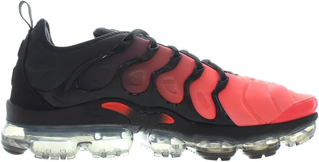 Мужские кроссовки Nike Air Vapormax Plus, черный/белый/ярко-малиновый — фото 4