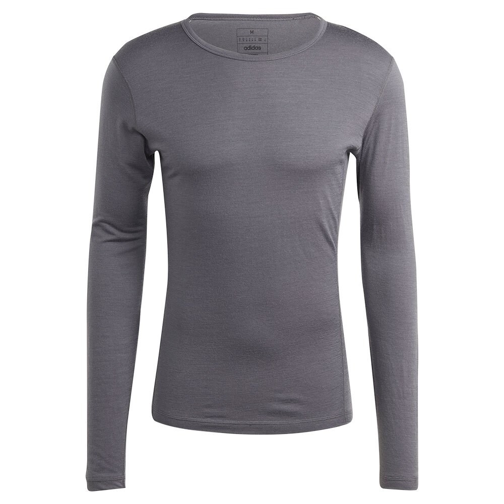 Футболка с длинным рукавом adidas Xperior Merino 200 Baselayer, серый — фото 3