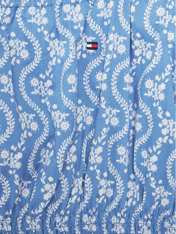 Летнее платье стандартный крой KG0KG08473 D Tommy Hilfiger, синий — фото 3