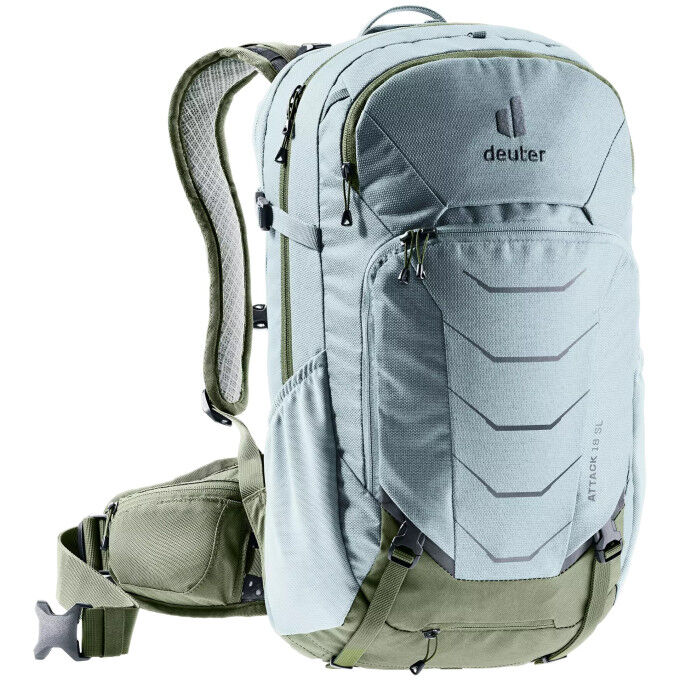 

Рюкзак для горного велосипеда Deuter ATTACK 18 SL, цвет Sage/Khaki