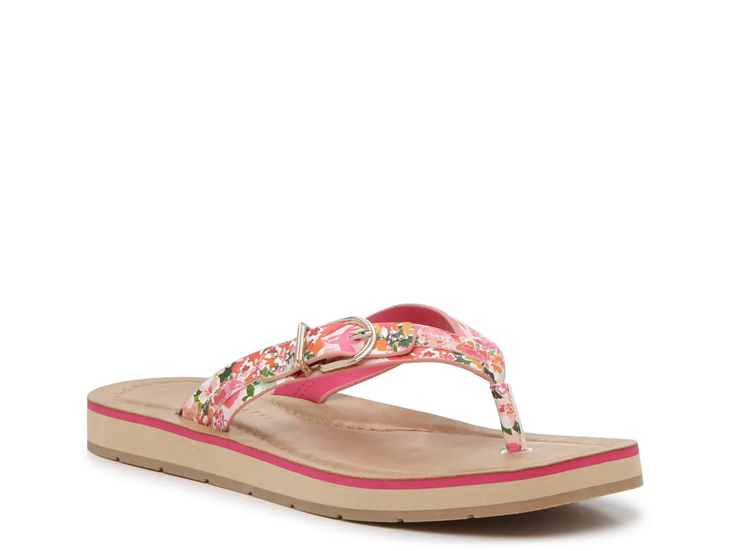 

Сандалии Briar Sandal Kelly & Katie, цвет rosepink_white_greenfloralprint