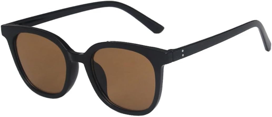 

Солнцезащитные очки с защитой от УФ-излучения UV400 | Стиль «кошачий глаз» | Линзы конфетных цветов для занятий спортом на открытом воздухе и вождения DSVIGF, Black Brown