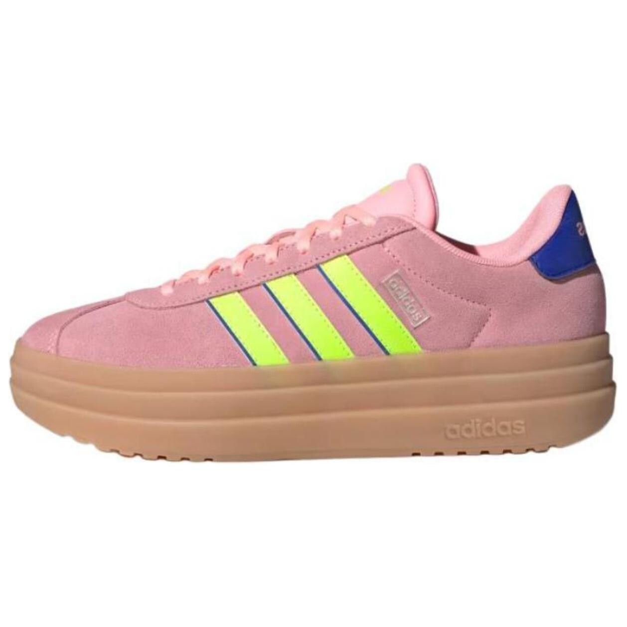 

Кроссовки adidas Vl Court Skateboarding Shoes Unisex Low-top Sparkling Pink / Bright Lemon / Bright Blue, синий