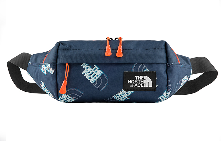 

4,6-литровый поясной рюкзак-слинг из ткани синий унисекс THE NORTH FACE, темно-синий