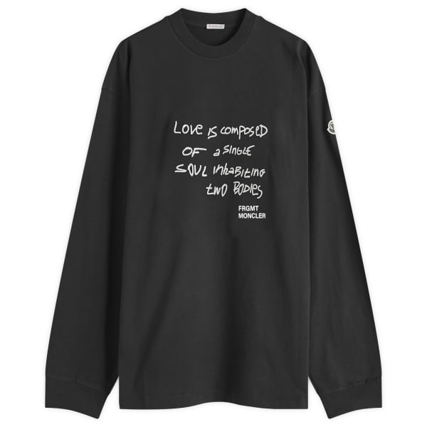 

Футболка с длинным рукавом и принтом X frgmt Moncler Genius, черный