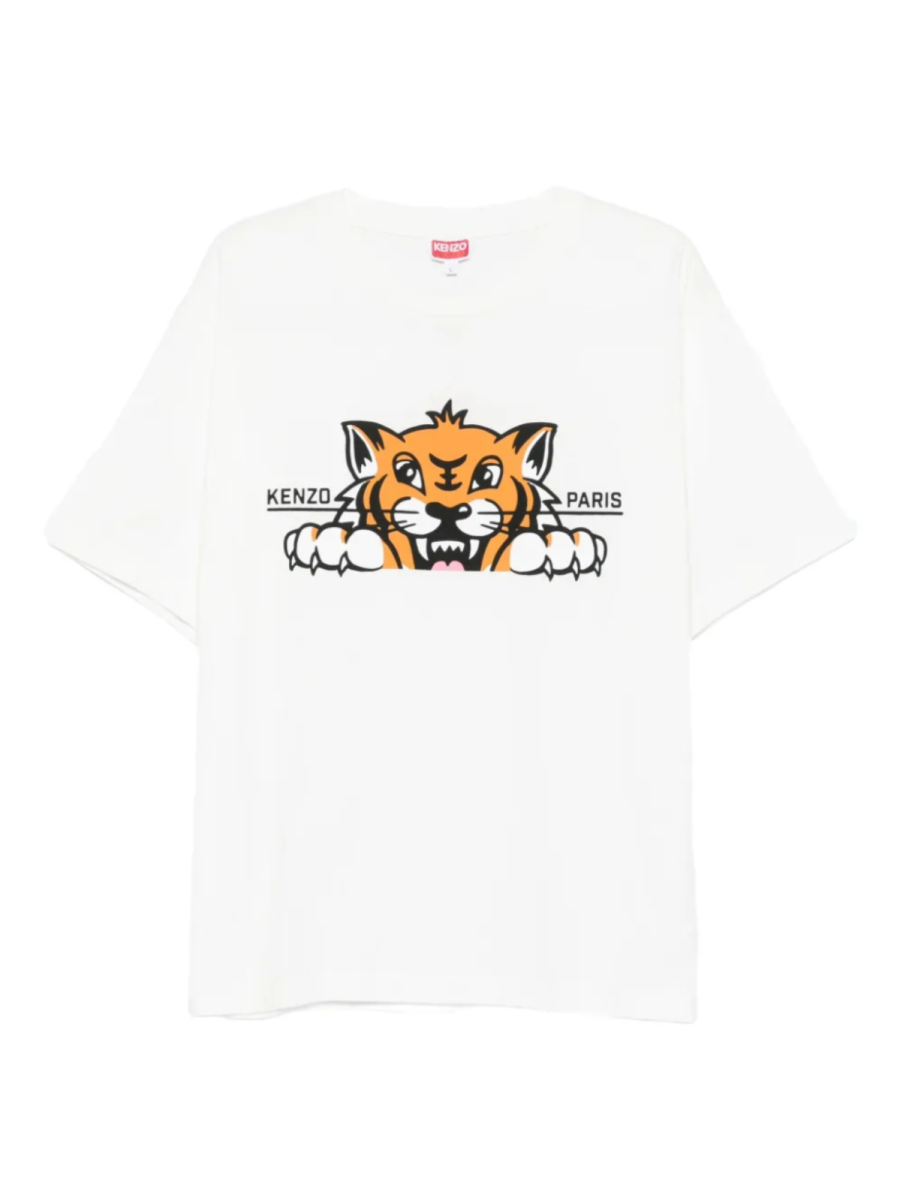 

Футболка Kenzo Happy Tiger из хлопка, белый