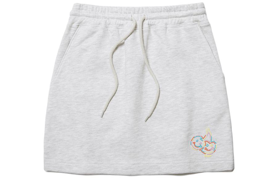 

Повседневная короткая юбка женская KIRSH, светло-серый