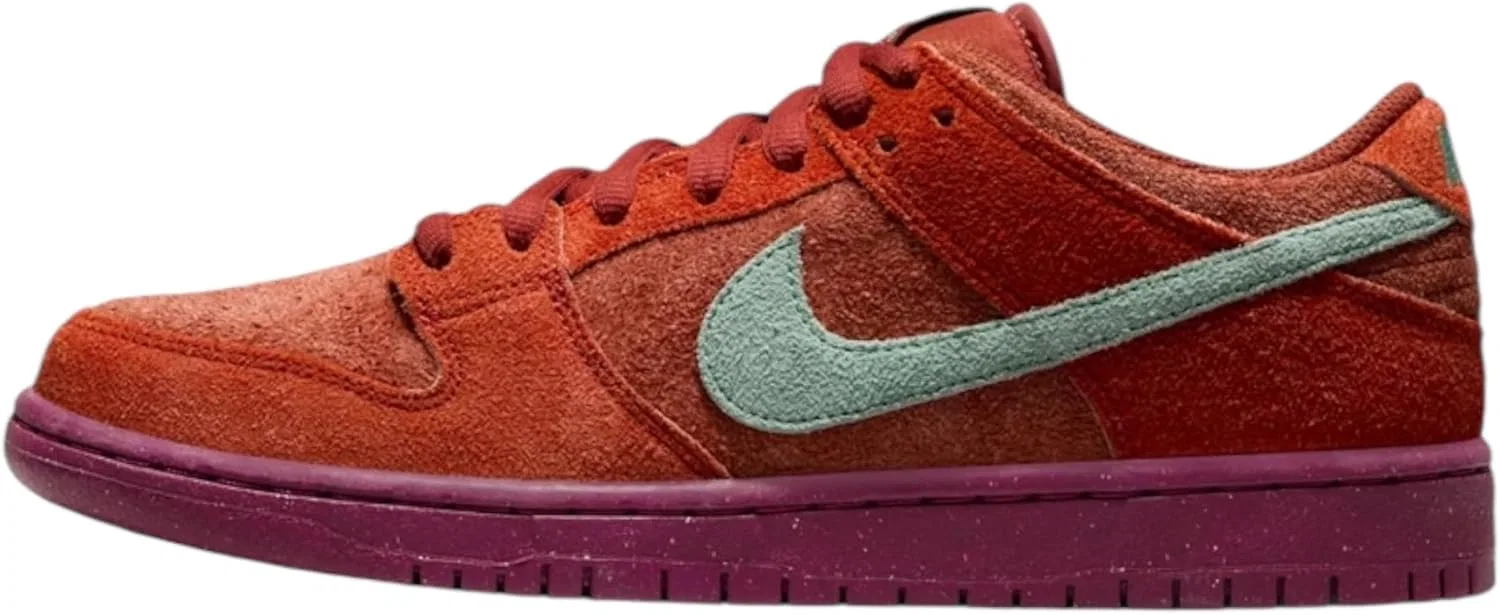 Мужские кроссовки Nike Dunk Low Retro, Mystic Red/Emerald Rise-Rugged Orange-Rosewood-Mystic Red