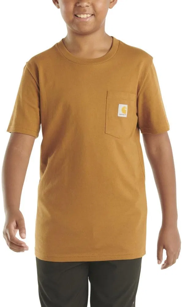 Детская футболка Carhartt, цвет Carhartt Brown
