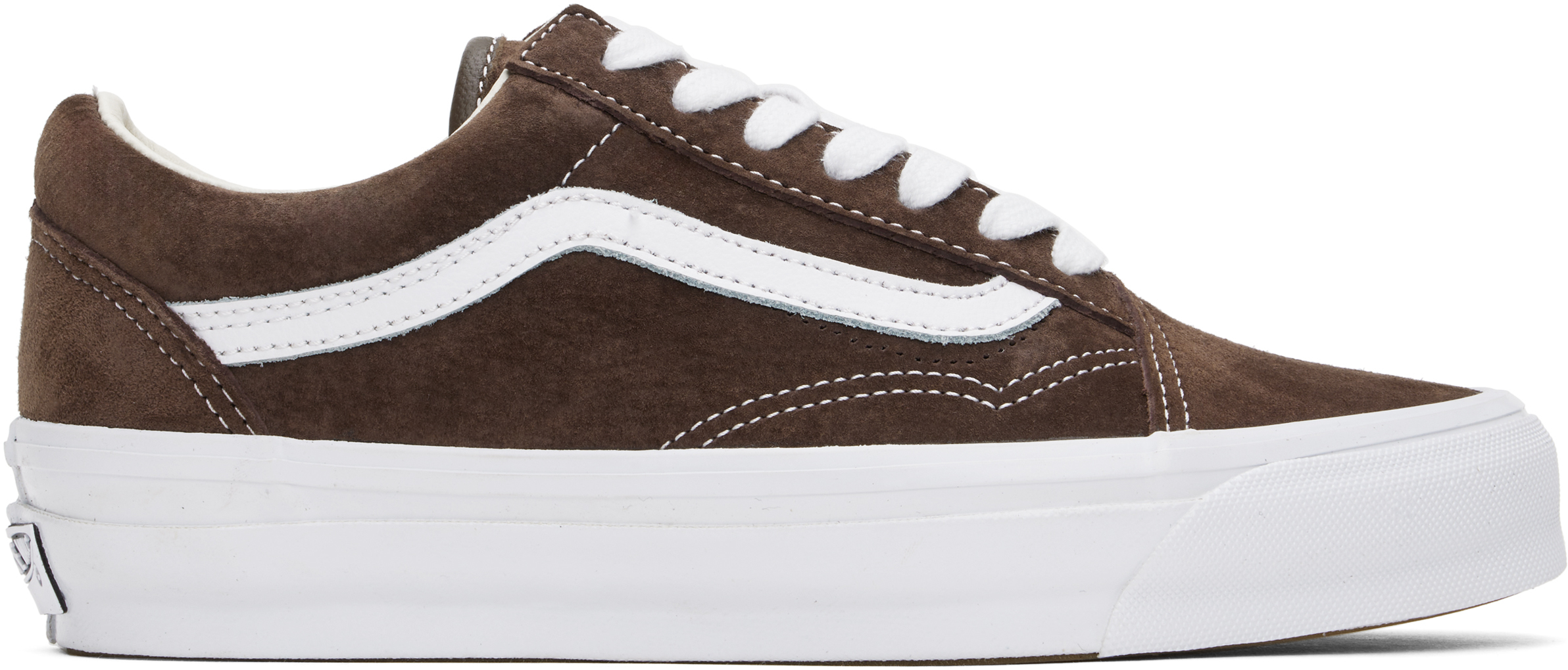 Коричневые кроссовки LX Old Skool 36 Vans, Pig suede potting soil
