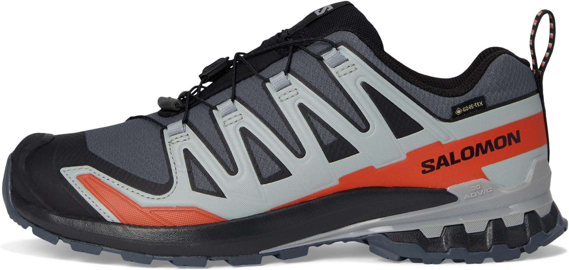 Кроссовки Salomon XA Pro 3D V9 GORE-TEX, цвет Turbulence/Black/Burnt Ochre — фото 4