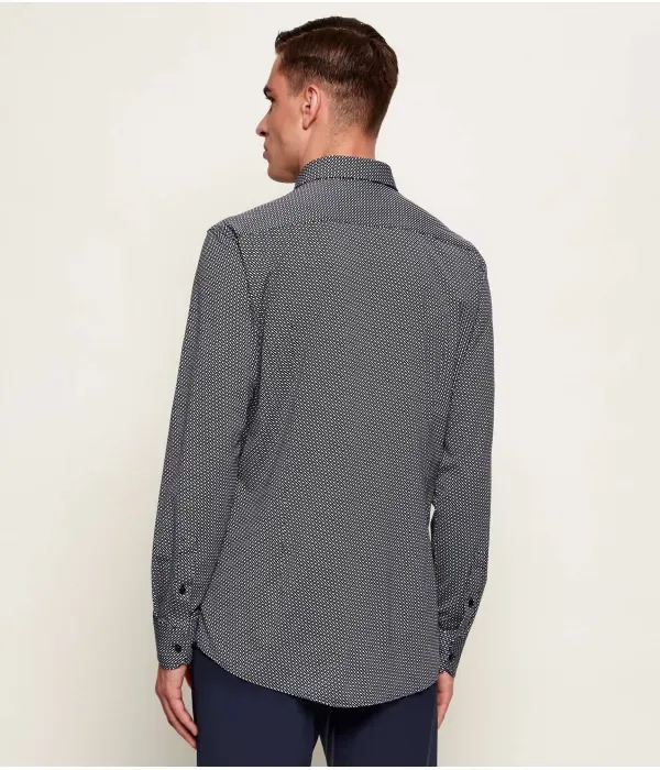 Футболка P-HANK-K-261 slim fit Boss, черный — фото 3