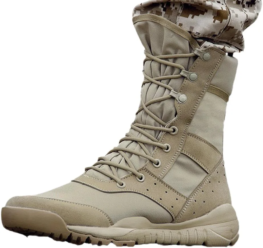 

Летние армейские ботинки для мужчин и женщин, для скалолазания, тренировок, водонепроницаемые тактические ботинки, для походов на открытом воздухе, дышащие сетчатые ботинки Suwequest