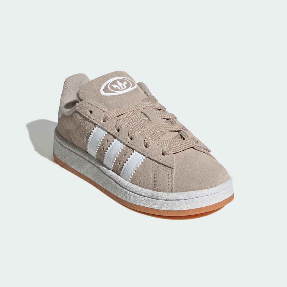 Кроссовки Adidas Campus 00s Elastic Laces Shoes Kids, цвет Wonder Beige/Cloud White/Gum — фото 4