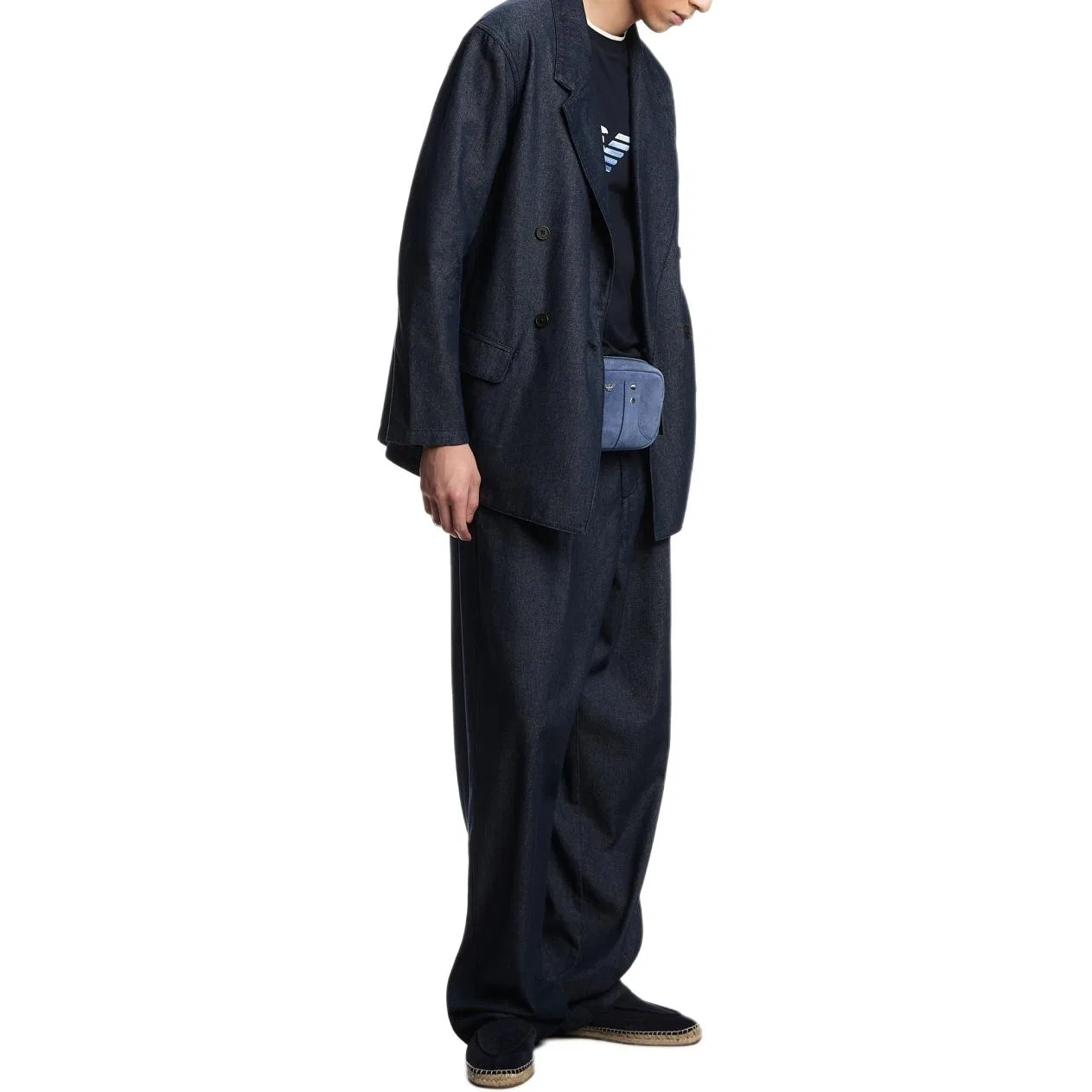 Футболка Slim Fit EMPORIO ARMANI, Blue — фото 4