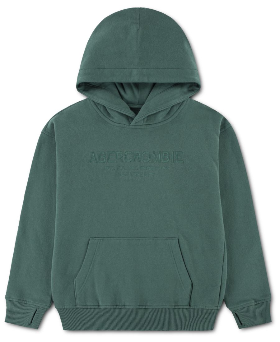 

Винтажная флисовая толстовка для мальчиков abercrombie kids, Dark Forest