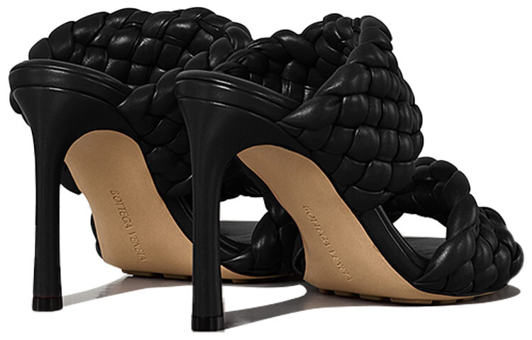 Босоножки Bottega Veneta, черный — фото 4