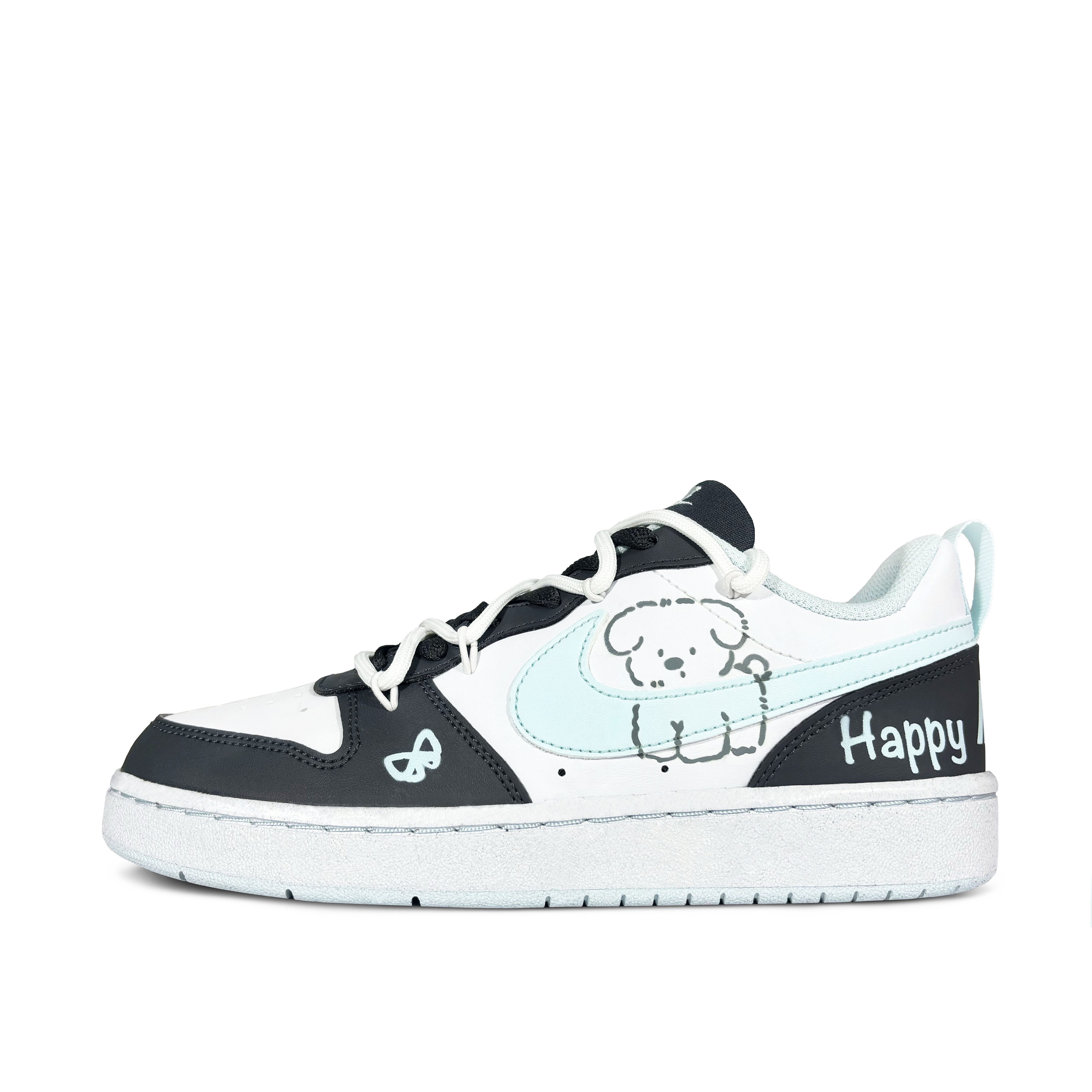 

Детские скейтерские кроссовки Court Borough для младших школьников Nike, Line Dog