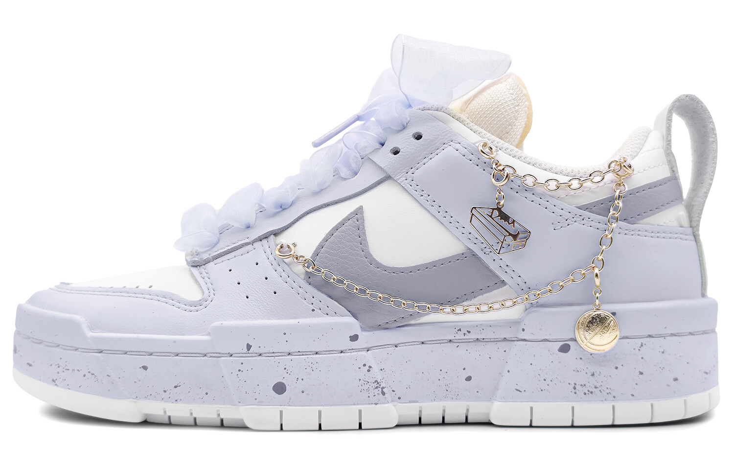 

Кроссовки Nike Dunk Skateboard Shoes Women's Low-Top White