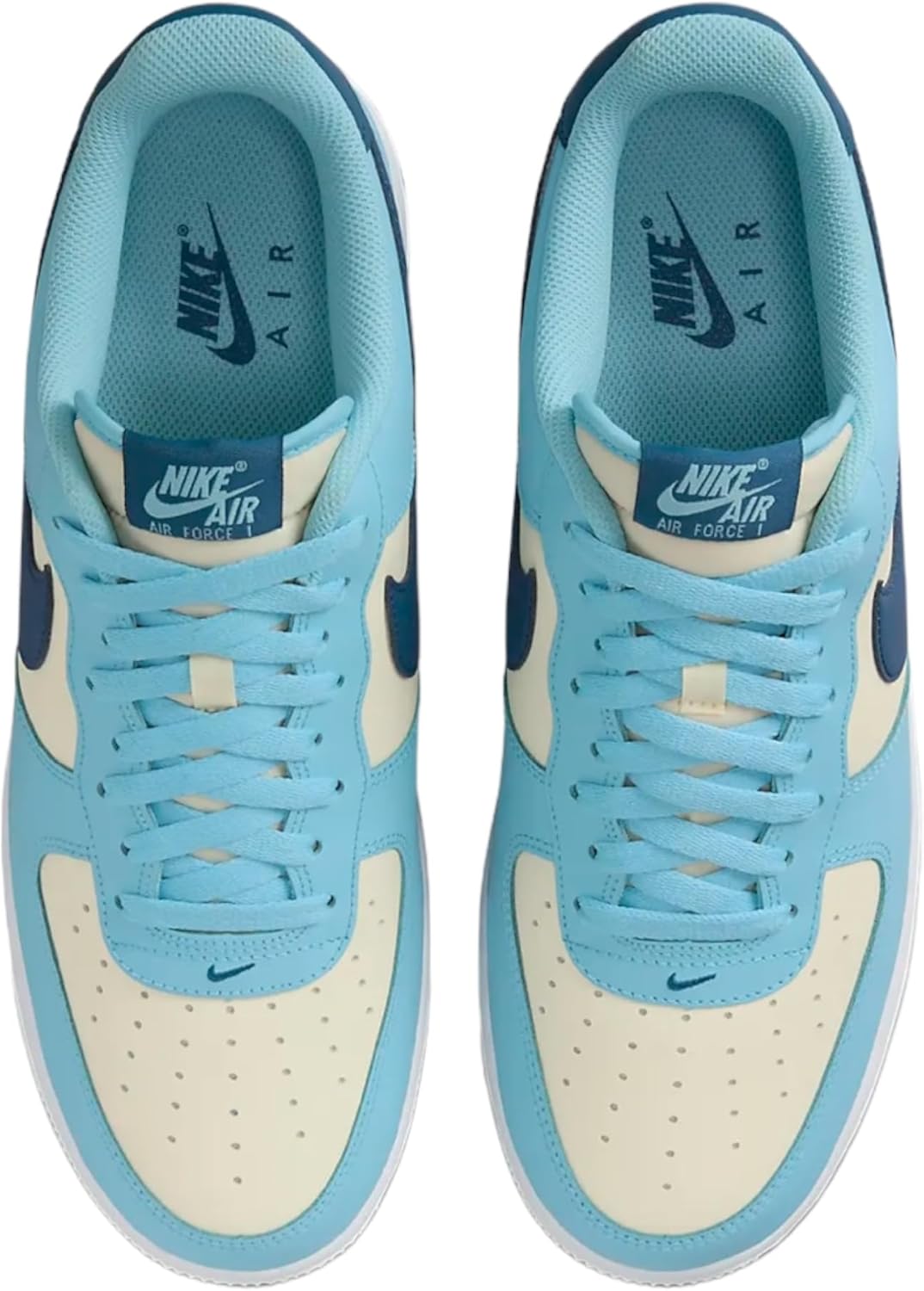 Кроссовки Nike Unisex Air Force 1 07, Aquarius Blue Court Blue — фото 4