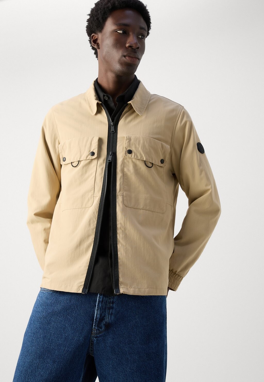 

Летняя куртка ZIPPED UTILITY JACKET Scotch & Soda, песочный