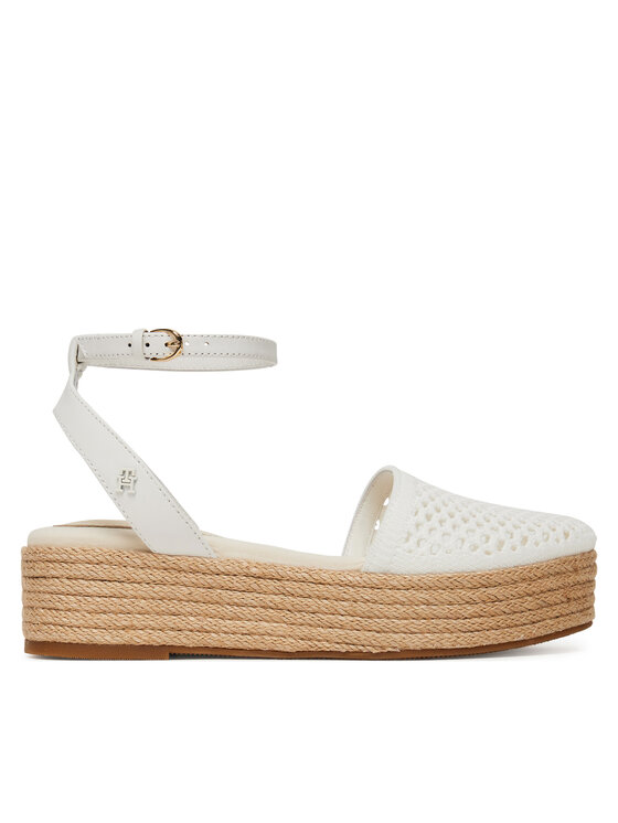 Эспадрильи Knit Mesh Espadrille Platform FW0FW08743 Tommy Hilfiger, белый