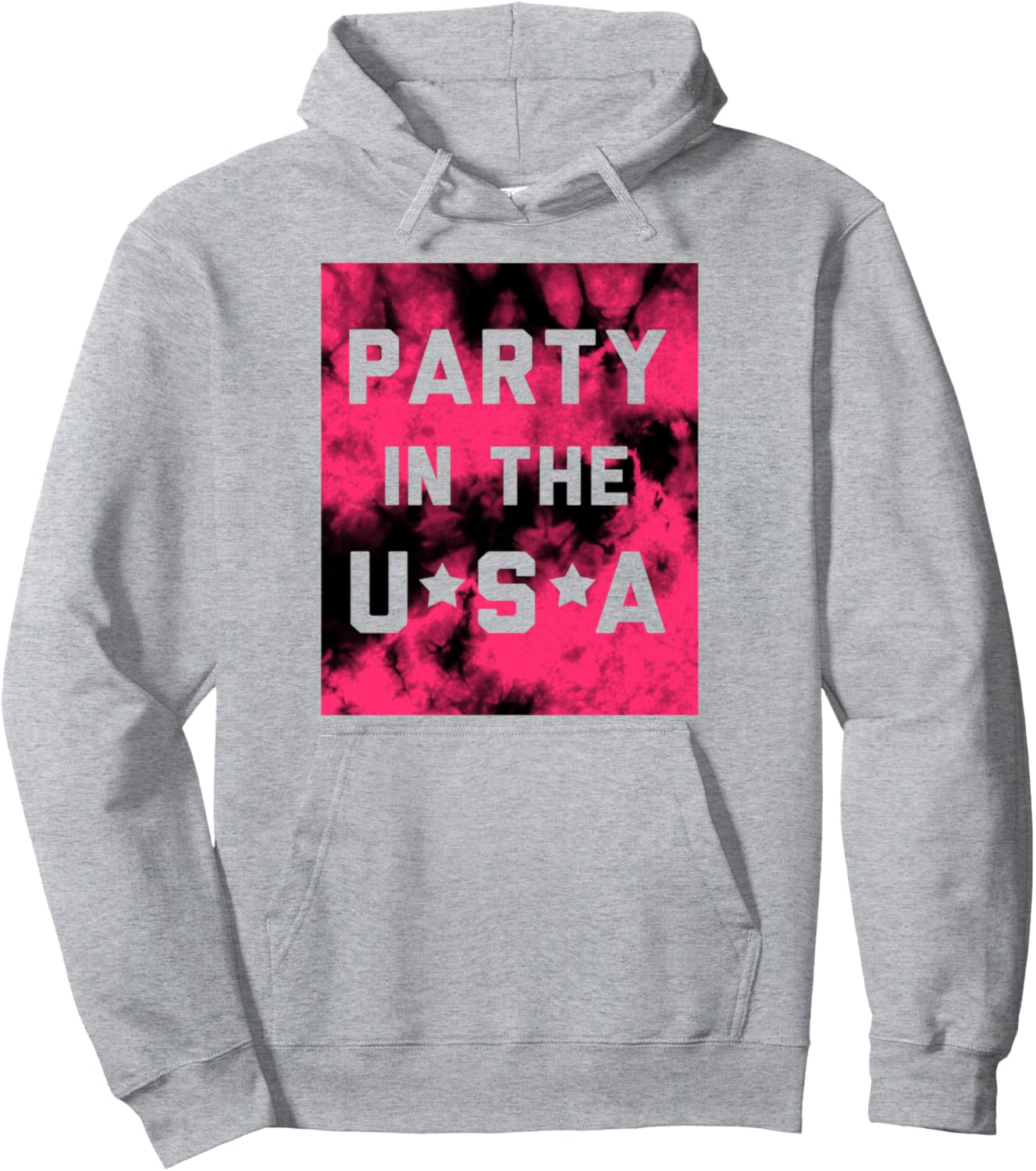 

Модная толстовка для вечеринки в США с блочным рисунком спереди и сзади Trendy Apparel, серый