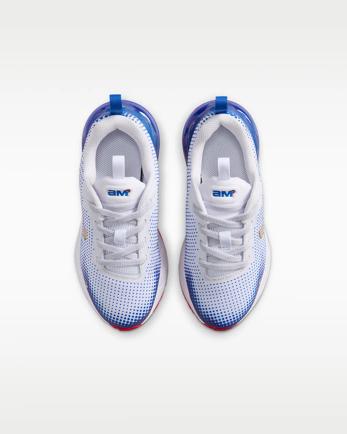 Кроссовки Nike Air Max Phoenix для малышей, White/Game Royal/University Red/Metallic Gold — фото 4