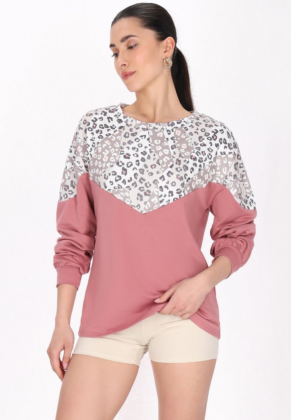 

Топ с длинными рукавами LONGSLEEVE faina, коричневый