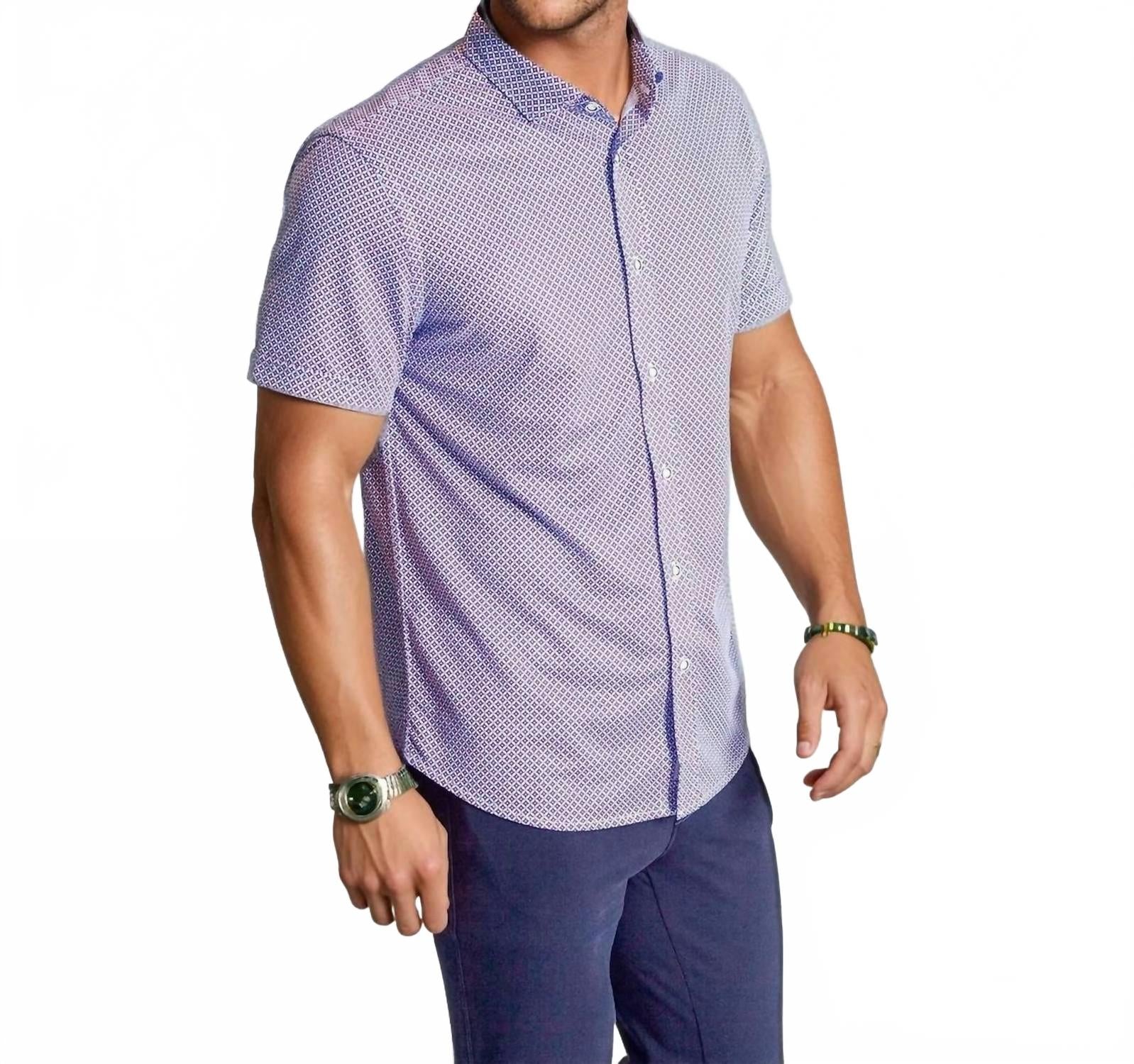 

Известная в местном масштабе техническая футболка с короткими рукавами синего/фиолетового цвета Buki