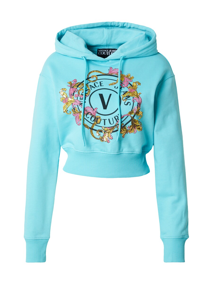 

Толстовка с капюшоном Versace Jeans Couture Sweatshirt, аква