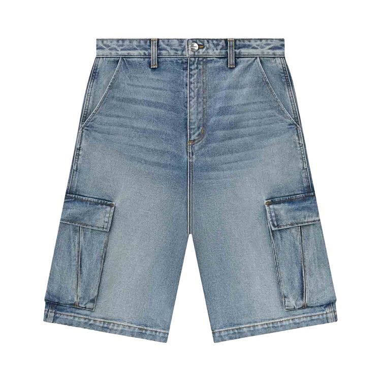 

Шорты Rhude Cargo Denim Baggy Short, Bay Indigo