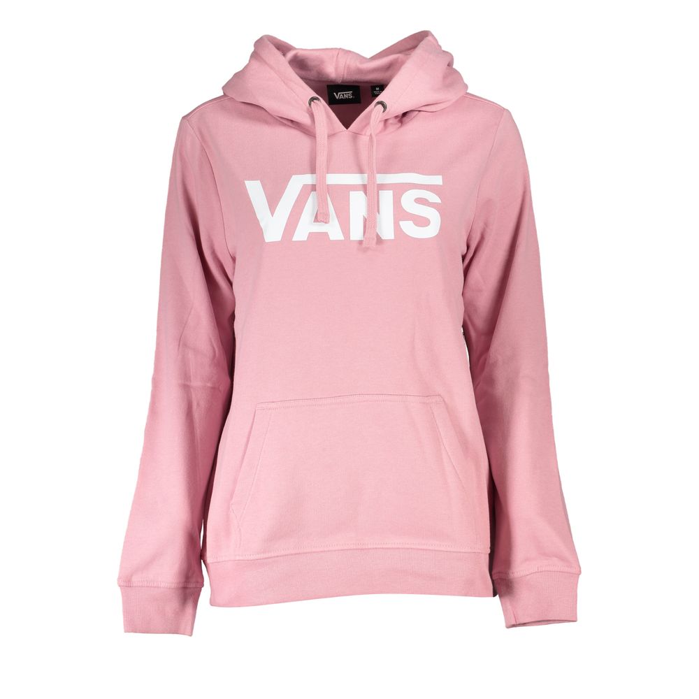 

Розовый хлопковый свитер Vans